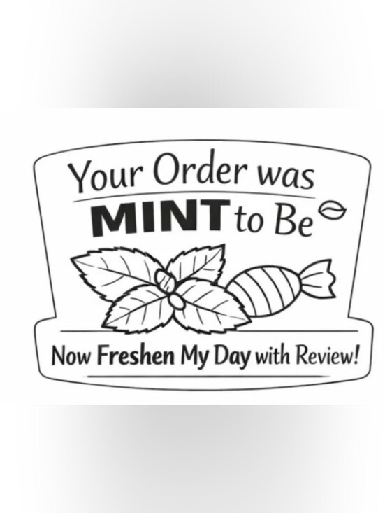 Mint Other - Mint To Be Sticker Label - 100 Ct